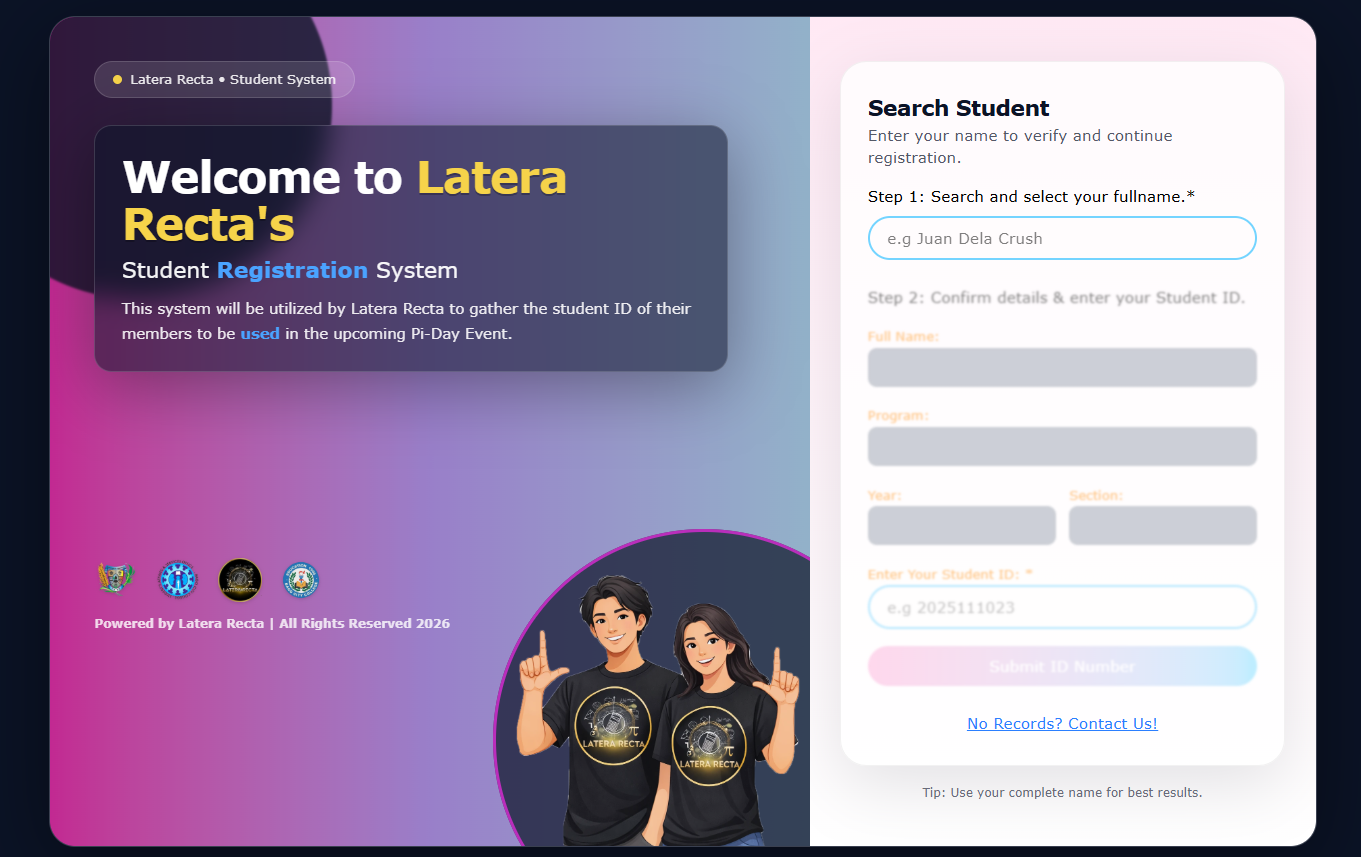 Latera Simple OPT IN Registration